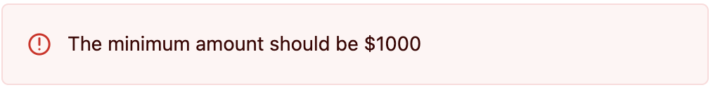 Order Validation at checkout
