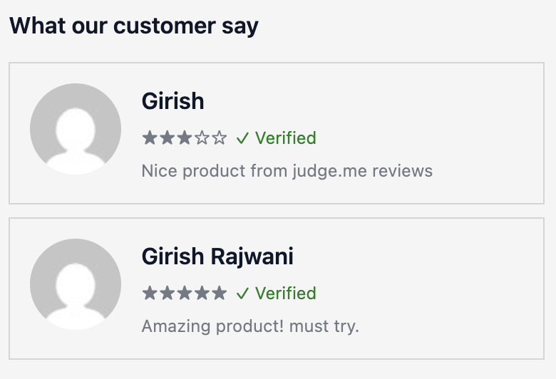 Testimonials at checkout